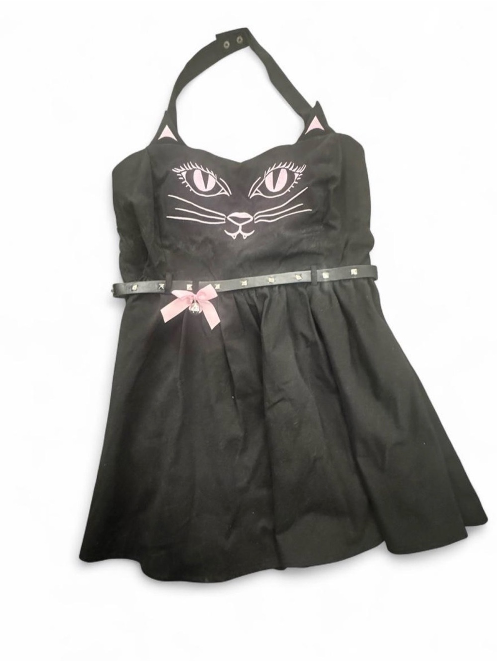 THE GRAVE GIRLS - HERE KITTY MINI DRESS